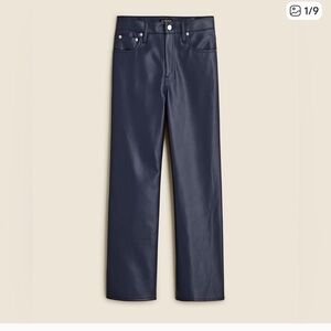 J. Crew Dark Blue Straight-Leg Pants